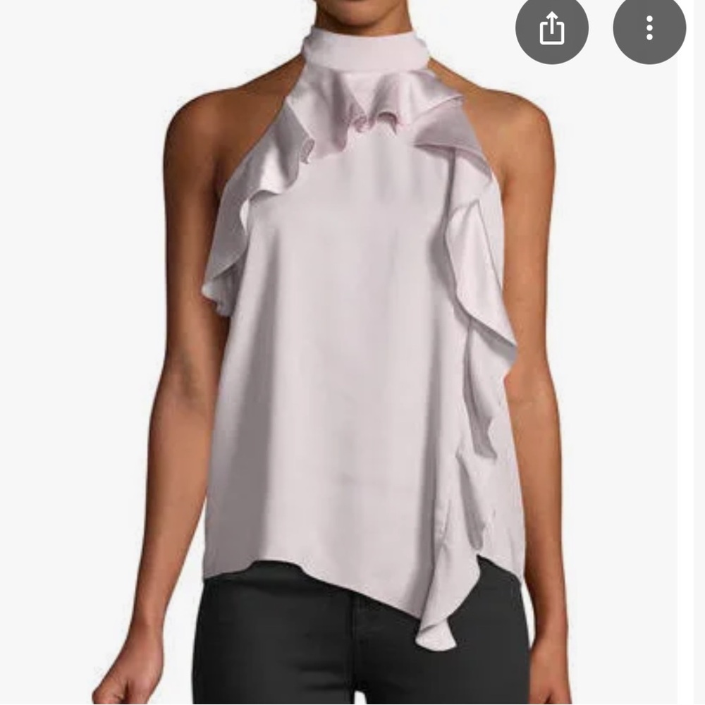 Lavender Silk Parker Blouse
